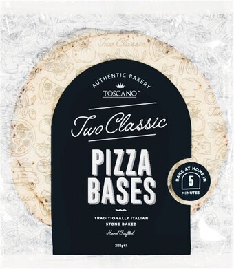 Woolworths Toscano pizza bases 300g pk 2 offer