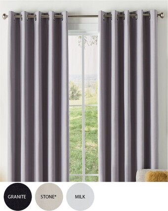 Spotlight 40% off ishtar blockout eyelet curtains offer