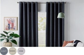 Spotlight 40% off oslo room darkening eyelet curtains offer
