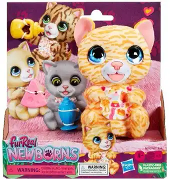 BIG W Furreal newborns interactive plush toy assorted offer
