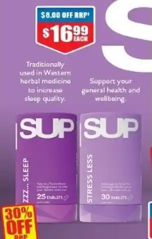 Chemist Warehouse SUP Range offer