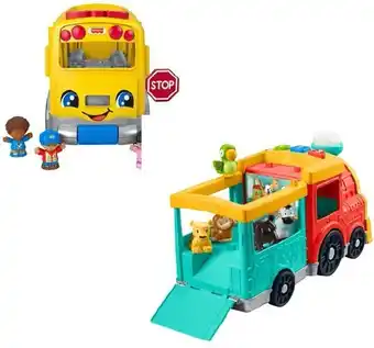 BIG W Fisher-price little people big abc animal train or school bus offer