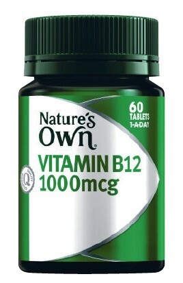 Coles Nature's own vitamin b12 1000mcg tablets 60 pack offer