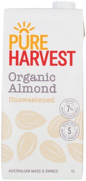 Coles Pureharvest unsweetened almond milk 1 litre offer