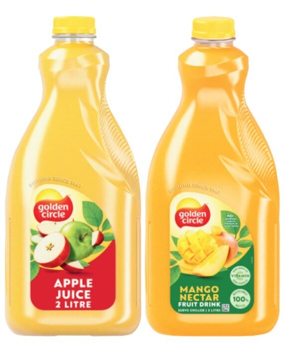Golden circle juice 2 litre offer at Coles