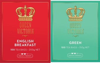 Coles Queen victoria tea bags 100 pack offer