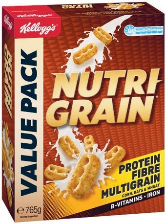 Coles Kellogg's nutri grain 765g offer