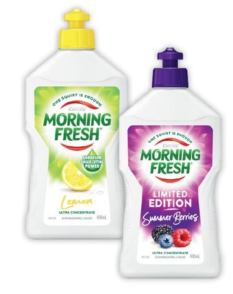 Coles Morning fresh dishwashing liquid 400ml offer