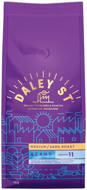 Coles Daley st coffee beans or ground 1kg offer