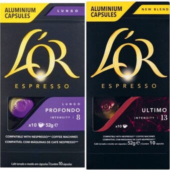 Coles L'or nespresso compatible coffee capsules 10 pack offer