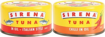 Coles Sirena tuna 185g offer