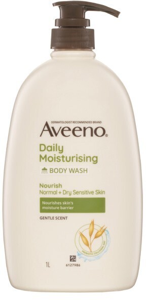 Coles Aveeno daily moisturising body wash 1 litre offer