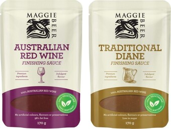 Coles Maggie beer finishing sauce 170g offer