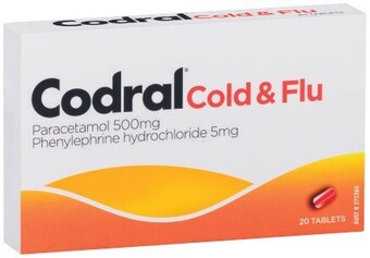 Codral cold & flu tablets 20 pack^