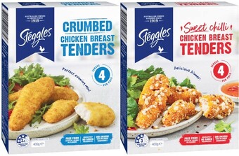 Coles Steggles chicken tenders 400g offer