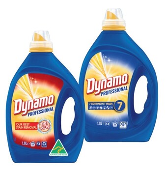 Coles Dynamo professional laundry liquid 1.8 litre offer