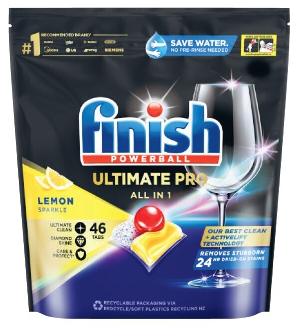Finish ultimate pro dishwashing tablets 46 pack offer at Coles