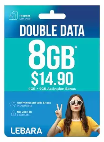 Coles Lebara $14.90 starter pack offer