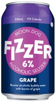 Coles Moon dog fizzer seltzer 6% mixed cans 10x330ml offer