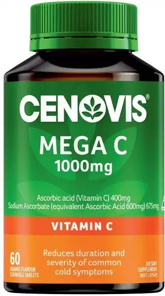 Coles Cenovis mega c 1000mg tablets 60 pack offer