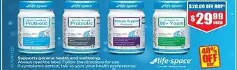 Chemist Warehouse Life-Space Board Spectrum Probiotic 60 Capsules, Double Strength 30 Capsules offer