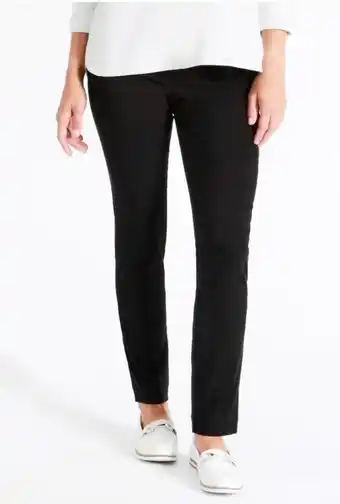 Myer Regatta wardrobe staple pant - black offer