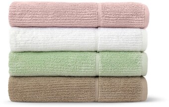 Myer Vue combed cotton ribbed bath towels offer
