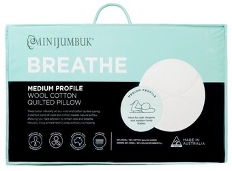 Myer Minijumbuk breathe pillow in medium offer