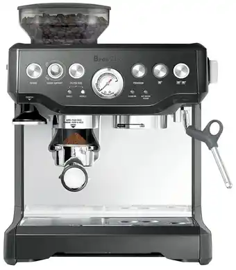 Myer Breville the barista express coffee machine in black offer
