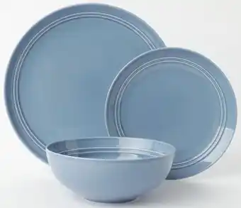 Myer Heritage 12pc avenue dinner set in blue offer