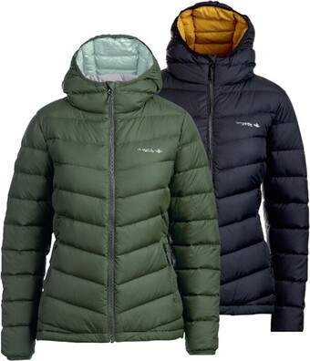 Anaconda Mountain designs women’s peak 700 hooded down jacket offer