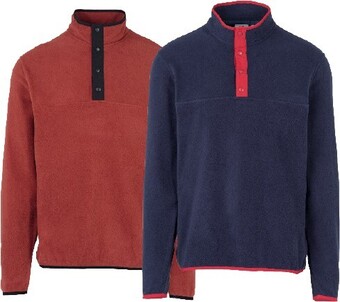 Anaconda Gondwana men’s plain henley fleece offer