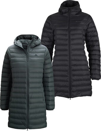 BCF Macpac uber light long down coat offer