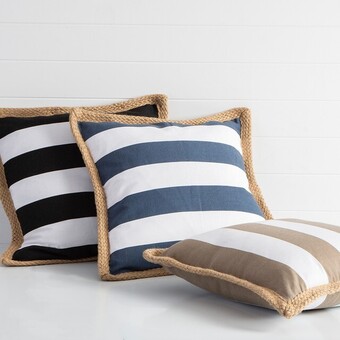 Pillow Talk Little cove stripe cushion by habitat offer