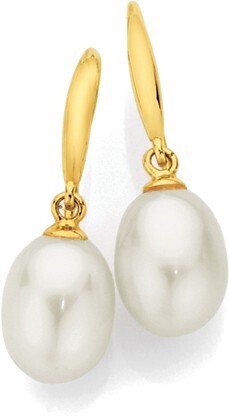 Angus & Coote 9ct gold pearl drop earrings offer
