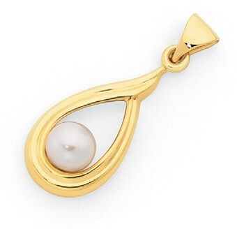 Goldmark 9ct gold cultured freshwater pearl pendant offer