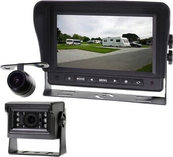 Autobarn Gator 7” dash mount reverse monitor - dual cameras & trailer cable kit offer