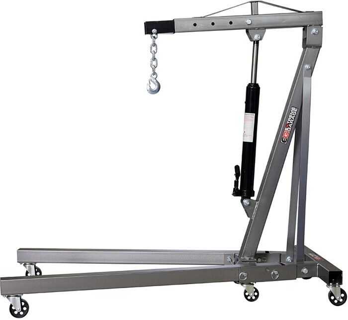 Extreme garage 1000kg folding engine crane offer at Autobarn