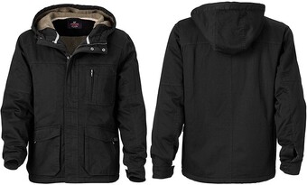 RSEA Safety Hammer+field zip front hooded twill jacket offer