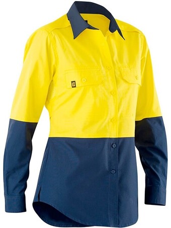 RSEA Safety Eleven women’s aerocool hi-vis spliced l/s shirt offer