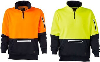 RSEA Safety Eleven hi-vis quarter zip pullover offer