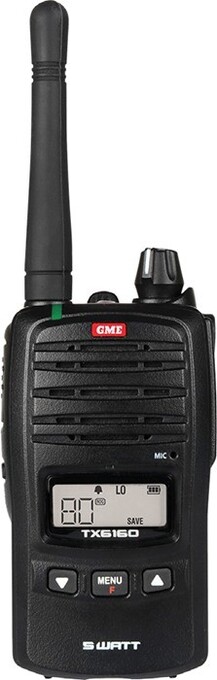 Autopro Gme 5w/1w 80ch ip67 uhf cb handheld radio with built in led torch offer