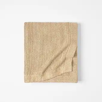 Moss throw - mustard