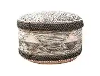 Carolina Cotton Round Ottoman