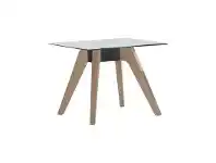 LivingStyles Barsac Glass Top Lamp Table offer