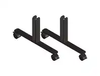 Officeworks Stilford Professional Partition Screen Standing Feet Black offer