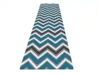 LivingStyles Aspire Zigzag Modern Runner Rug, 80x300cm, Grey offer