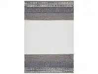 LivingStyles Hudson Rosalie Wool & Cotton Rug, 155x225cm, Denim offer