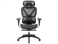 LivingStyles Mossel Fabric Mesh High Back Ergonomic Manager Office Chair offer