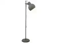 LivingStyles Mento Metal Floor Lamp, Grey offer